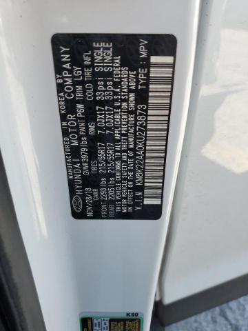 KM8K22AA0KU273873 Hyundai mpi nu