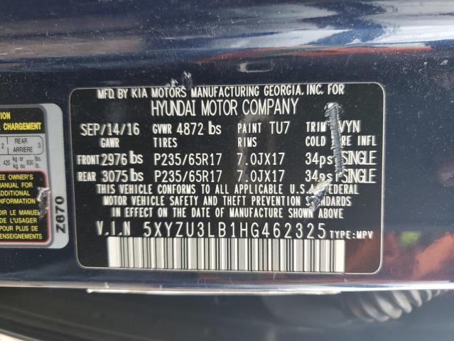 5XYZU3LB1HG462325 Hyundai gdi theta ii