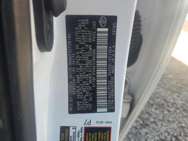 4T1BF1FKXEU396066 Toyota CAMRY L