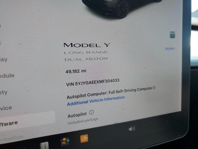 5YJYGAEEXMF304033 Tesla 2021