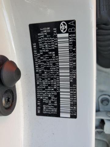 5YFBURHE3KP856564 Toyota 2zr-fe