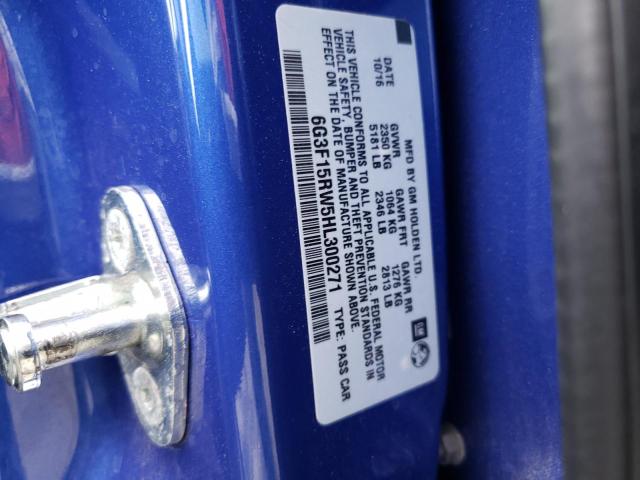 6G3F15RW5HL300271 Chevrolet SS