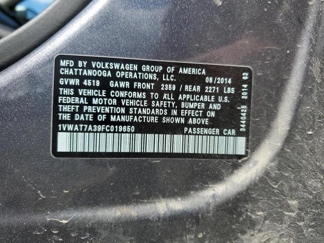 1VWAT7A39FC019650 Volkswagen 2015