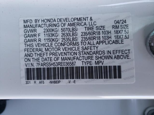 7FARS5H53RE036587 Honda Cr-v Sport