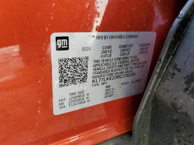 KL77LKE23RC226246 Chevrolet Trax Activ