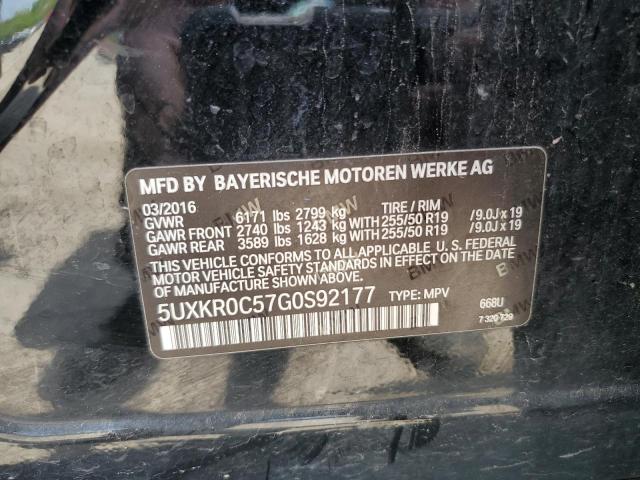 5UXKR0C57G0S92177 BMW X5 XDRIVE3