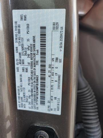 1FTFW1E83MFB39863 Ford gtdi