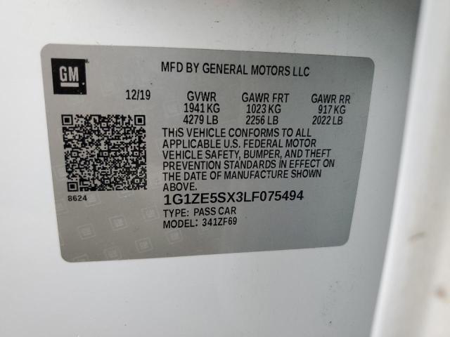 1G1ZE5SX3LF075494 Chevrolet MALIBU PRE