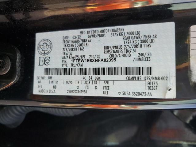 1FTEW1E8XNFA82395 Ford gtdi