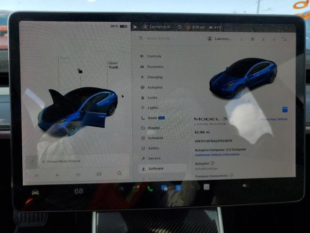 5YJ3E1EA2JF033879 Tesla MODEL 3