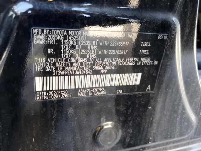2T3WFREV4JW484642 Toyota 2ar-fe
