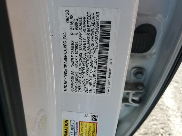 1HGCV1F1XLA132557 Honda ACCORD LX