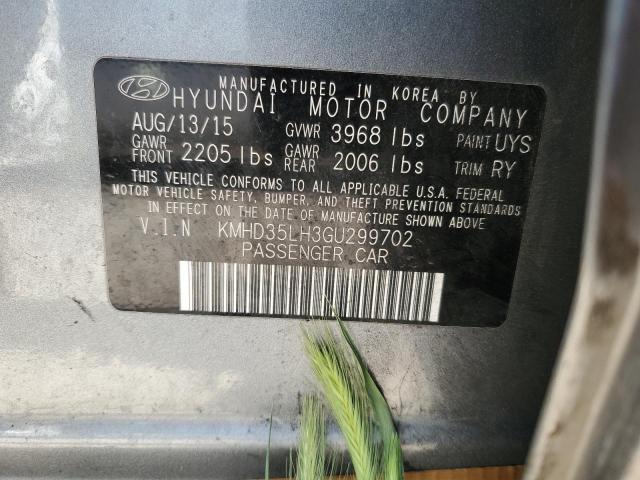 KMHD35LH3GU299702 Hyundai dohc gdi nu