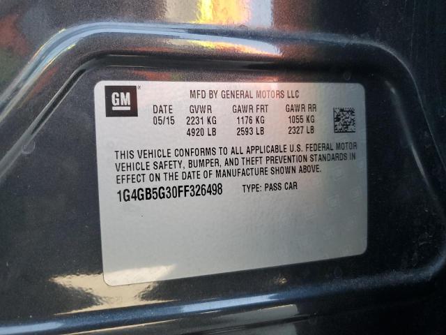 1G4GB5G30FF326498 Buick Lacrosse