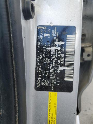 KMHCT5AE5HU348520 Hyundai ACCENT SE
