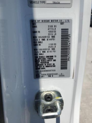 3N6CM0KN8MK697939 Nissan 2021