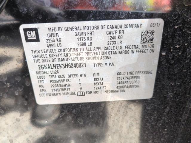 2GKALNEK3H6340821 GMC TERRAIN SL