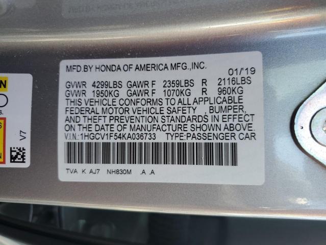 1HGCV1F54KA036733 Honda ACCORD EXL