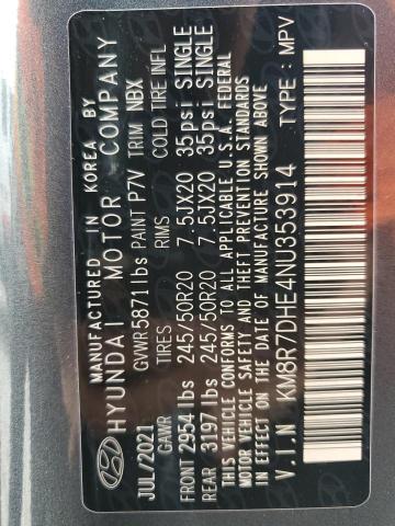KM8R7DHE4NU353914 Hyundai PALISADE C