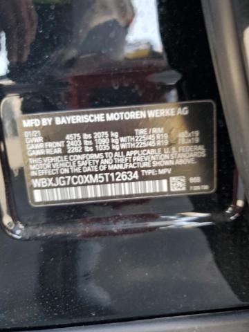 WBXJG7C0XM5T12634 BMW 2021