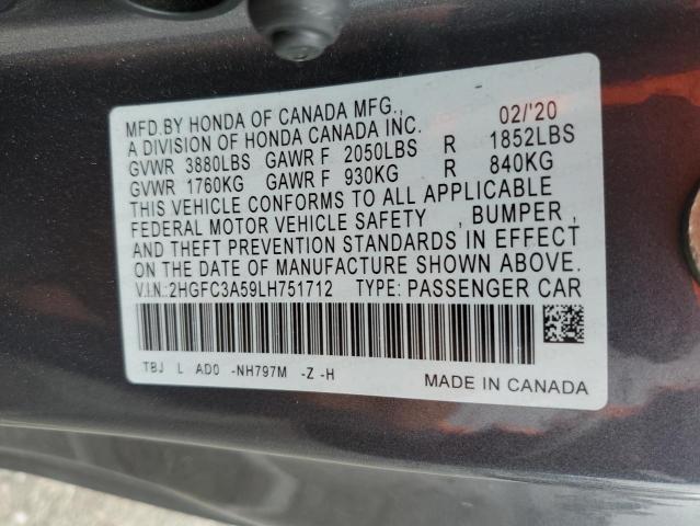 2HGFC3A59LH751712 Honda l15b7