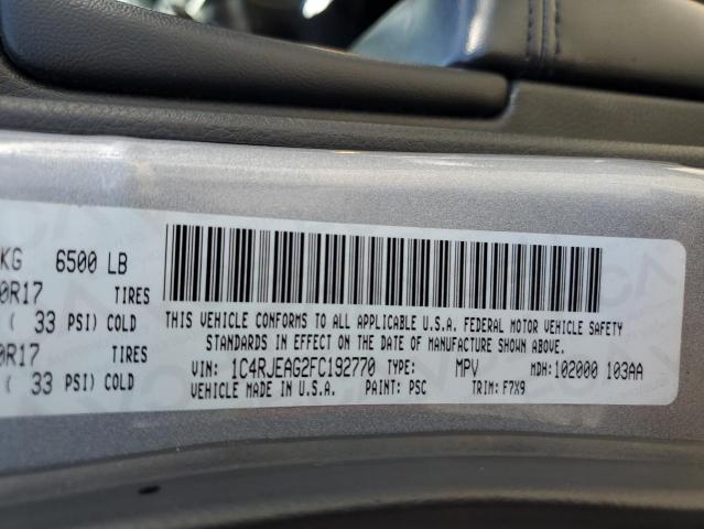 1C4RJEAG2FC192770 Jeep Grand Cherokee