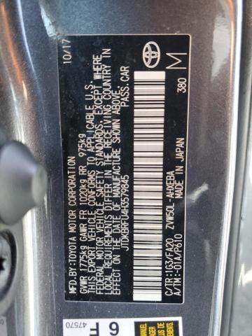 JTDKBRFU4H3579845 Toyota 2zr-fxe,1nm