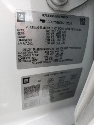 1GCUYGED2MZ136520 Chevrolet Silverado