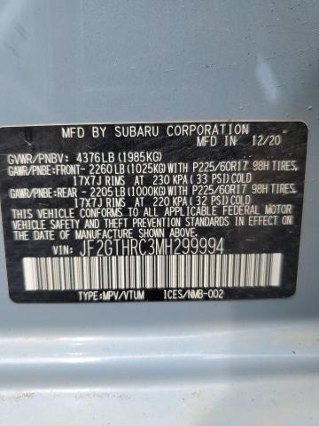 JF2GTHRC3MH299994 Subaru na