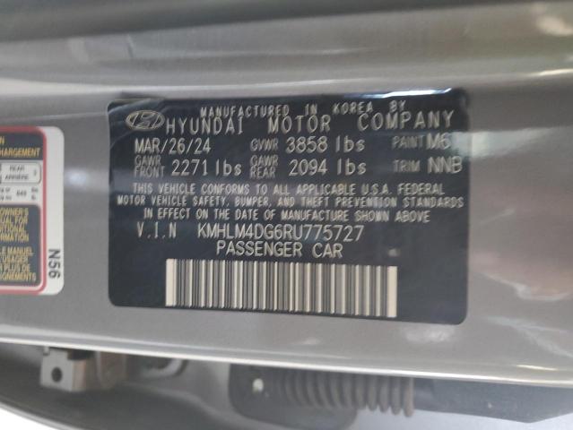 KMHLM4DG6RU775727 Hyundai mpi nu pe