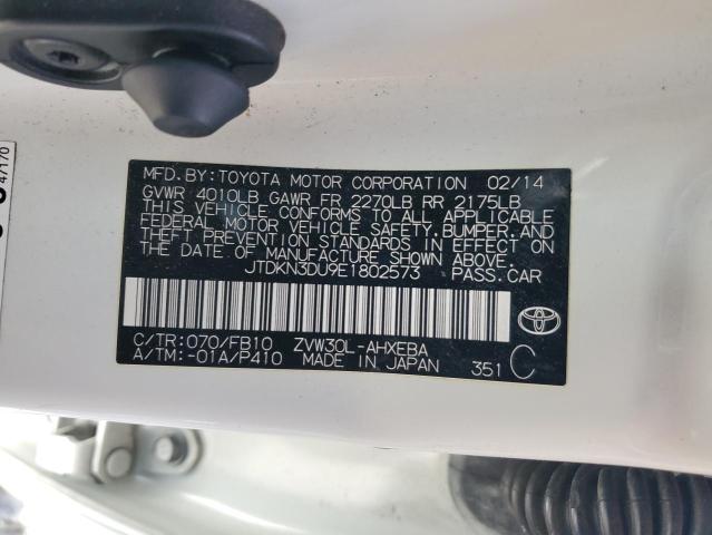 JTDKN3DU9E1802573 Toyota Prius