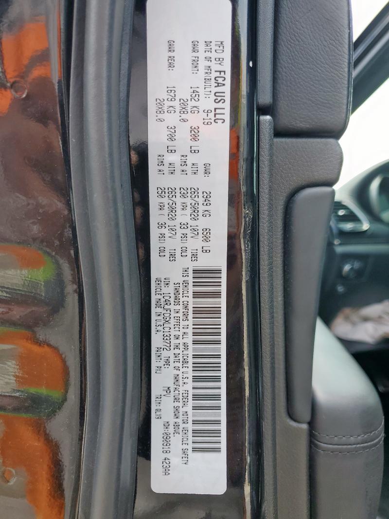 1C4RJFCGXLC133772 Jeep Grand Cher