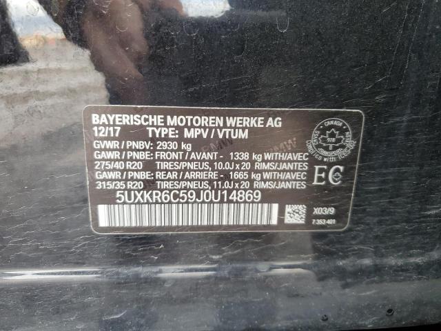 5UXKR6C59J0U14869 BMW X5