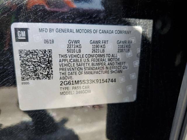 2G61M5S33K9154744 Cadillac lfx - sidi: spark ignited direct injection, vvt: variable valve timing, e85 max, alum