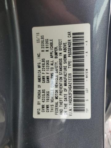 1HGCR2F34GA212339 Honda k24w1