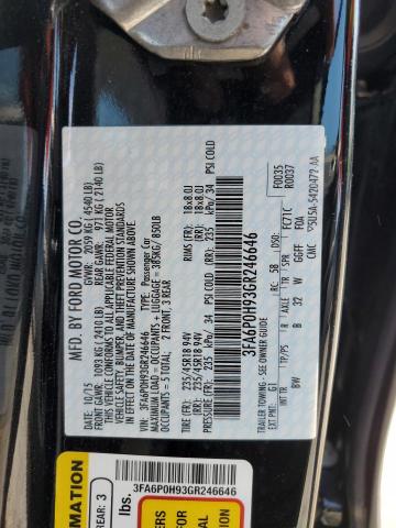 3FA6P0H93GR246646 Ford FUSION SE