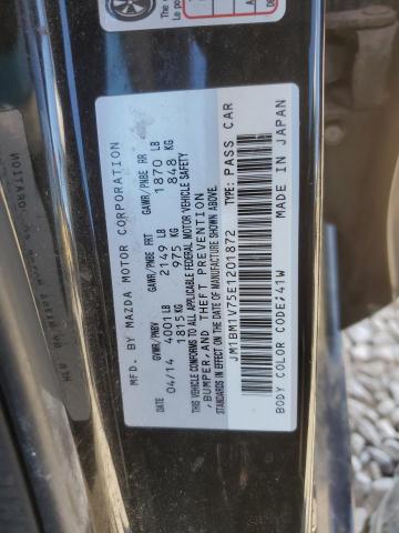 JM1BM1V75E1201872 Mazda 3 TOURING