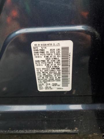 JN8AS5MV2EW714996 Nissan ROGUE SELE