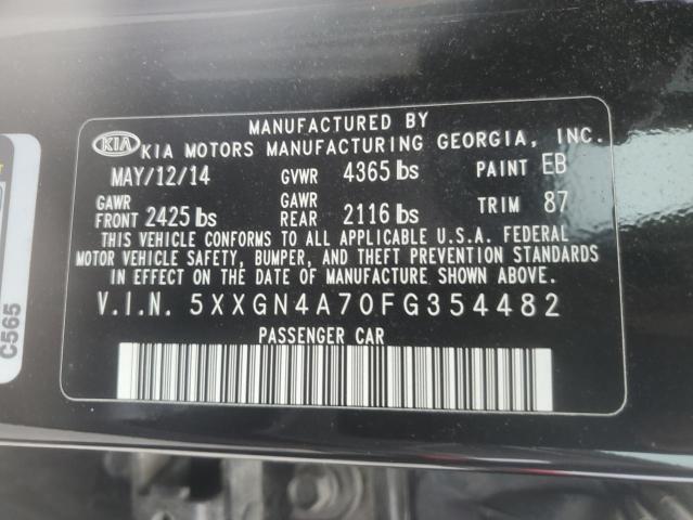 5XXGN4A70FG354482 KIA dohc gdi theta ii
