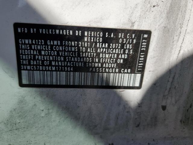 3VWC57BU9KM171964 Volkswagen 1.4 tsi