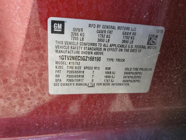 1GTV2NEC5GZ168190 GMC l83 - sidi, vvt, afm, e85 max, aluminum
