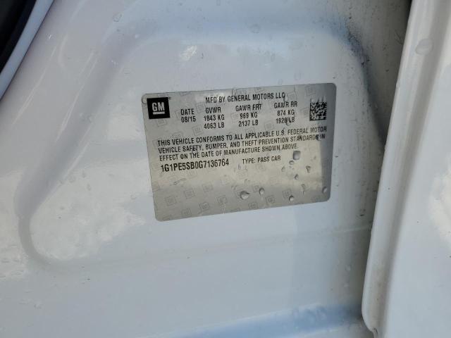 1G1PE5SB0G7136764 Chevrolet luv - vvt, alum, e85 max