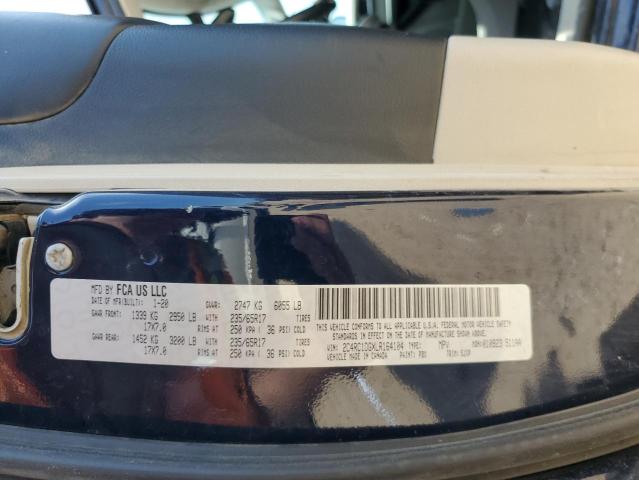 2C4RC1DGXLR164104 Chrysler Voyager Lx