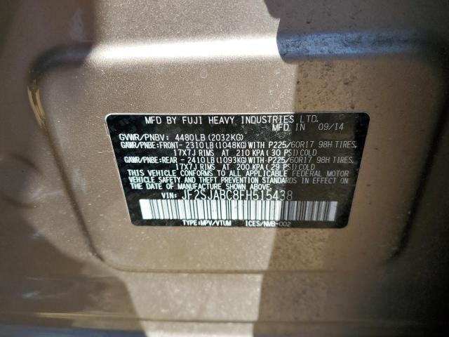 JF2SJABC8FH515438 Subaru 2.5na u5