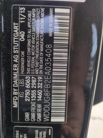 WDDUG8FB2EA035408 Mercedes-Benz S 550 4MAT