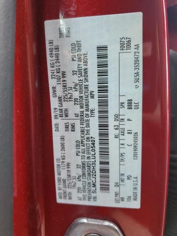5LMCJ2DH3LUL05407 Lincoln gtdi