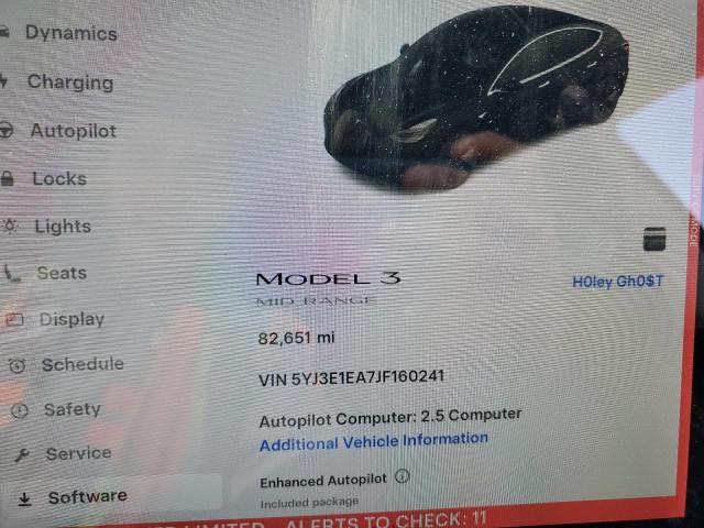 5YJ3E1EA7JF160241 Tesla MODEL 3
