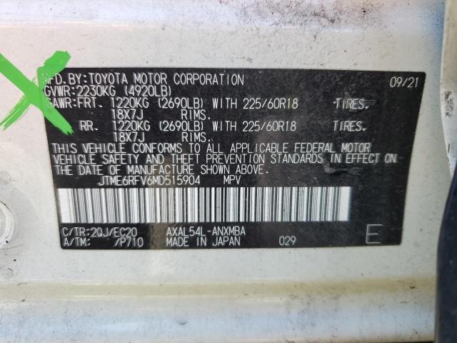 JTME6RFV6MD515904 Toyota a25a-fxs, 3nm+4nm(li)