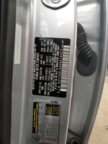 5XYZUDLB6HG414423 Hyundai SANTA FE S