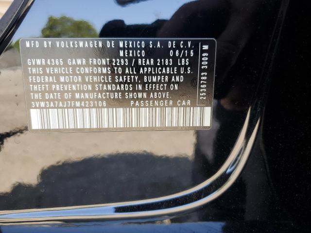 3VW3A7AJ7FM423106 Volkswagen 2015